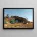 vicino a Bordighera sulla Riviera - Max Wilhelm Roman — quadro incorniciato alla parete