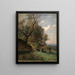 Paesaggio italiano - Max Wilhelm Roman — quadro incorniciato alla parete