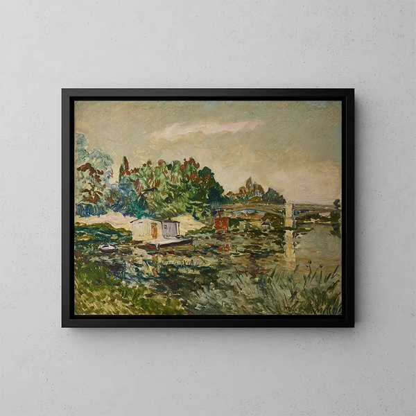 Bords de la Marne - Maxime Maufra — quadro incorniciato alla parete