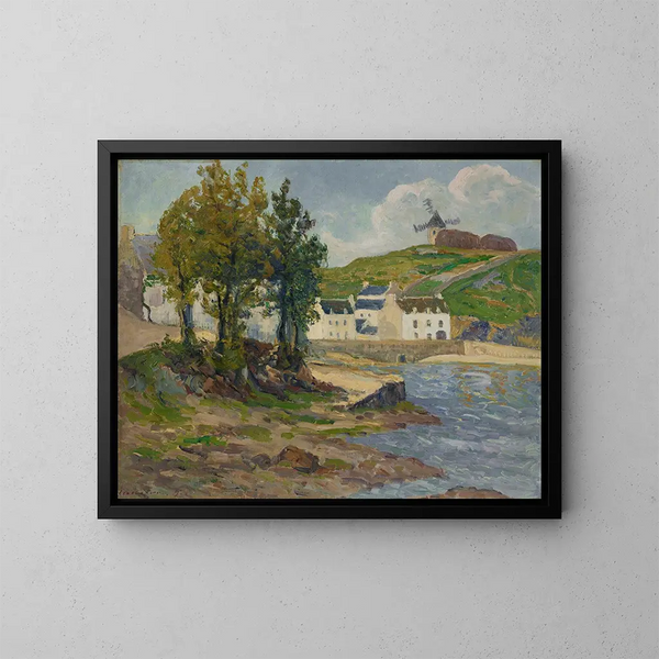 Cielo di ottobre a Trouville - Maxime Maufra — quadro incorniciato alla parete