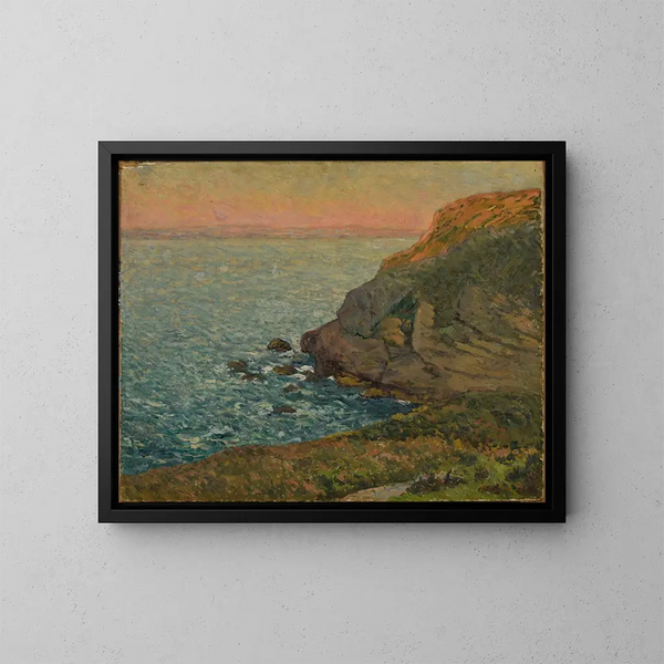 Dernières lueurs du jour à Morgat - Maxime Maufra — quadro incorniciato alla parete