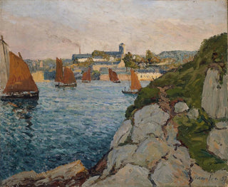 Douarnenez al sole - Maxime Maufra — vista dell’opera