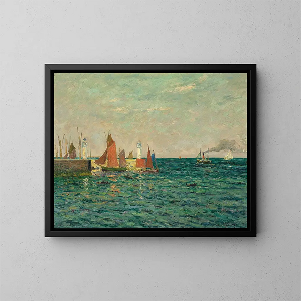 Entrée del porto di Palais - Maxime Maufra — quadro incorniciato alla parete