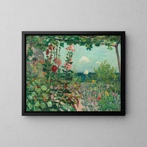 Fiori vicino a Belle-Île-en-Mer - Maxime Maufra — quadro incorniciato alla parete