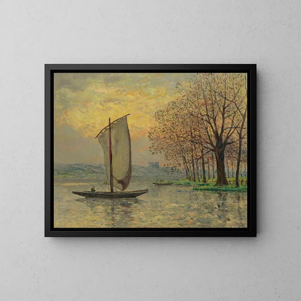 I bordi della Loira - Maxime Maufra — quadro incorniciato alla parete