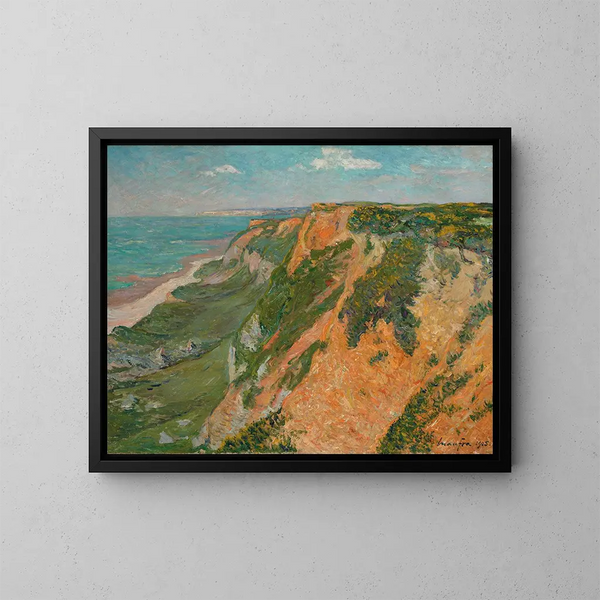 Le scogliere rosse di Octeville, Seine-Inferieure - Maxime Maufra — quadro incorniciato alla parete
