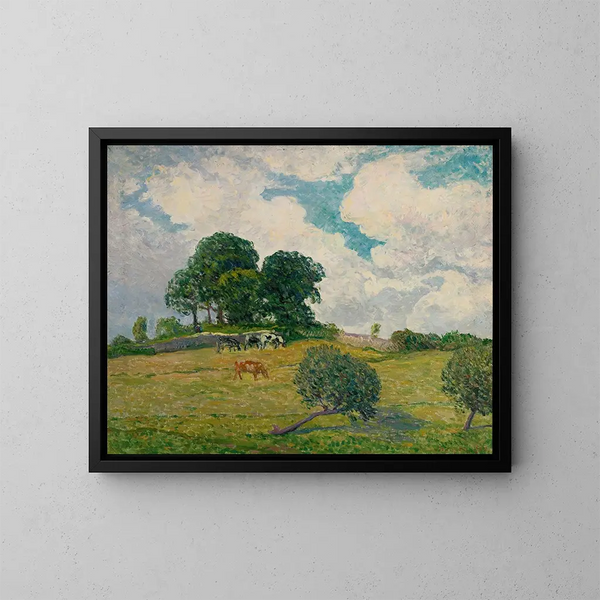I nuvole bianche a Rosporden - Maxime Maufra — quadro incorniciato alla parete