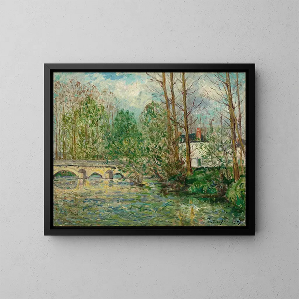 Paesaggio di primavera a Lavardin, Loir-et-Cher - Maxime Maufra — quadro incorniciato alla parete