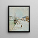 Paesaggio nevoso - Maxime Maufra — quadro incorniciato alla parete