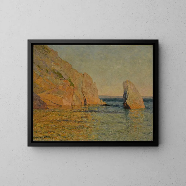 Rochers al tramonto - Maxime Maufra — quadro incorniciato alla parete