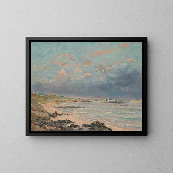 Soir d'or à Kerhostin - Maxime Maufra — quadro incorniciato alla parete