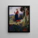 La passeggiata di Marie tra le montagne - Maximilian Liebenwein — quadro incorniciato alla parete
