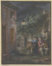 Serenata notturna nel vicolo di una piccola città - Maximilian Neustück — vista dell’opera
