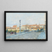 Vista di Vienna dalla porta esterna del castello - Maximilian Suppantschitsch — quadro incorniciato alla parete
