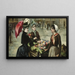 Mercante di fiori - Maximino Peña Muñoz — quadro incorniciato alla parete