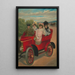 En automobile - Meek Company — quadro incorniciato alla parete