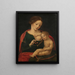 Vergine con Bambino - Maestro delle Mezze Figure Femminili — quadro incorniciato alla parete
