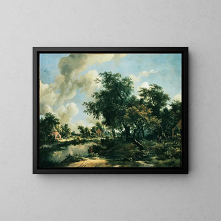 Meindert Hobbema - A Stormy Landscape.webp