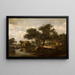 Mulino ad Acqua - Meindert Hobbema — quadro incorniciato alla parete