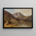 sul litorale del lago Langbathsee - Melchior Fritsch — quadro incorniciato alla parete
