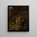 Uccelli morti - Melchior d'Hondecoeter — quadro incorniciato alla parete