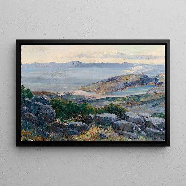 Menci Clement Crni - A View of the Adriatic Coast from Plase near Rijeka.webp