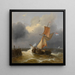 Mer turbulente - Charles Louis Verboeckhoven — quadro incorniciato alla parete