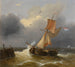 Mer turbulente - Charles Louis Verboeckhoven — vista dell’opera