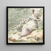Madre con bambino nel giardino - Pieter Bartholomeusz Barbiers — quadro incorniciato alla parete