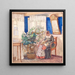 Madre e figlio che guardano immagini, Anna e Hans Syberg - Fritz Syberg — quadro incorniciato alla parete