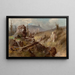 Paesaggio con albero caduto - Meyer Straus — quadro incorniciato alla parete