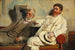 Studio di critiche d'arte - Michael Ancher — vista dell’opera