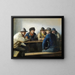 In una baita di legno - Michael Ancher — quadro incorniciato alla parete