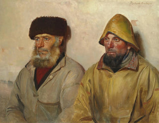 Michael Ancher - Interir med to fiskere.webp