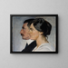 Reproduction Reproduction Roi Christian X e regina Alexandrine di Danimarca - Michael Ancher — quadro incorniciato alla parete