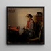 Fille de Skagen Maren Sofie tricotant - Michael Ancher — quadro incorniciato alla parete