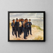 Pescatori di Skagen che guardano il mare - Michael Ancher — quadro incorniciato alla parete