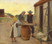 Famiglia di pescatori impegnata - Michael Ancher — vista dell’opera