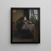 La Lettura della donna dell'artista - Michael Ancher — quadro incorniciato alla parete