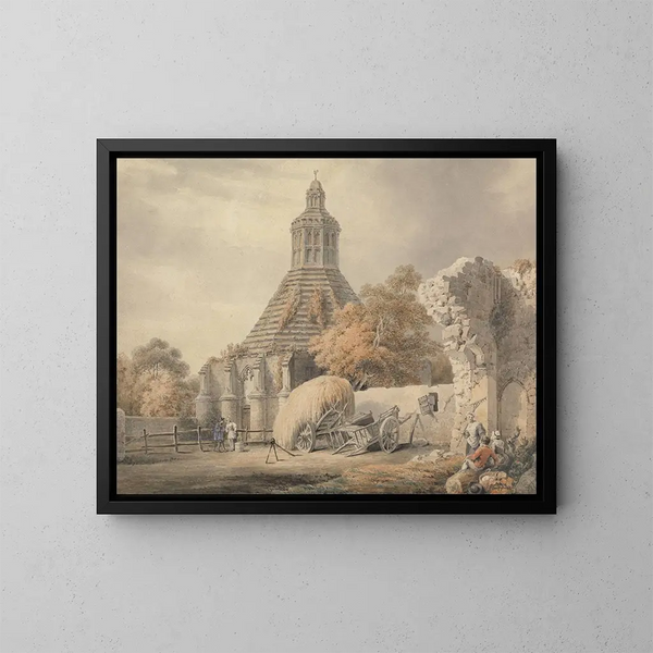 Cucina dei monaci a Glastonbury - Michael Angelo Rooker — quadro incorniciato alla parete