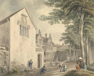 Michael Angelo Rooker - Almshouses in St Cuthberts Churchyard Wells.webp