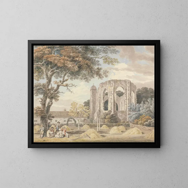La cappella del monastero dei Francescani di Winchester - Michael Angelo Rooker — quadro incorniciato alla parete