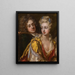 Ritratto di una Signora e di un Gentiluomo - Michael Dahl — quadro incorniciato alla parete