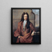 Ritratto di un Uomo - Michael Dahl — quadro incorniciato alla parete