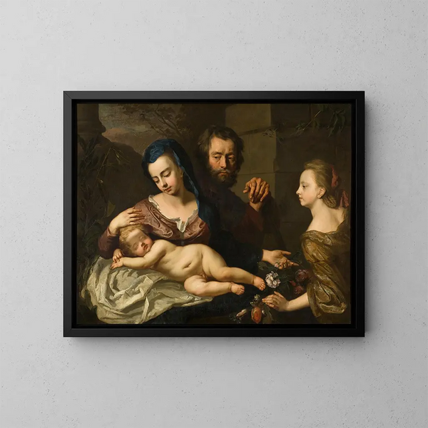 La Santa Famiglia - Michael Dahl — quadro incorniciato alla parete