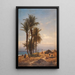 Paesaggio mediterraneo - Michael Haubtmann — quadro incorniciato alla parete