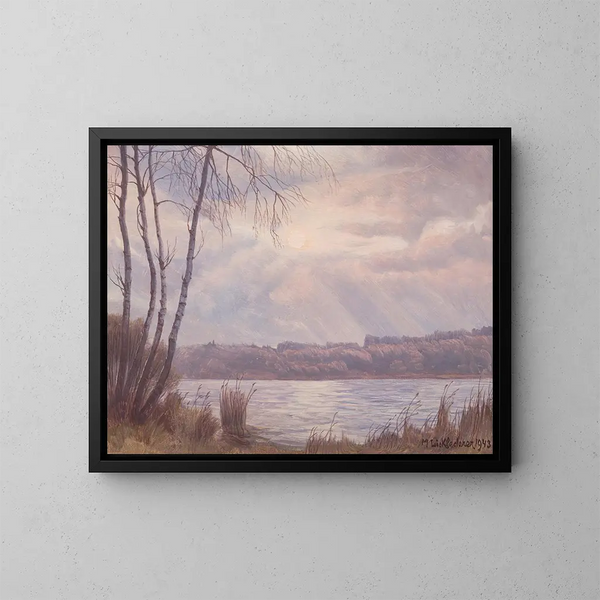 Soirée au Simssee - Michael Licklederer — quadro incorniciato alla parete