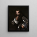 Ritratto di Giuseppe Deutz - Michael Sweerts — quadro incorniciato alla parete