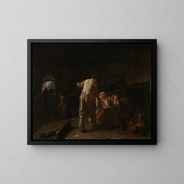 Visite aux malades - Michael Sweerts — quadro incorniciato alla parete