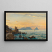 Capo Zafferano nel golfo di Palermo - Michael Zeno Diemer — quadro incorniciato alla parete